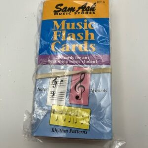 Sam Ash Music Flash Cards - Blue/Yellow/Pink